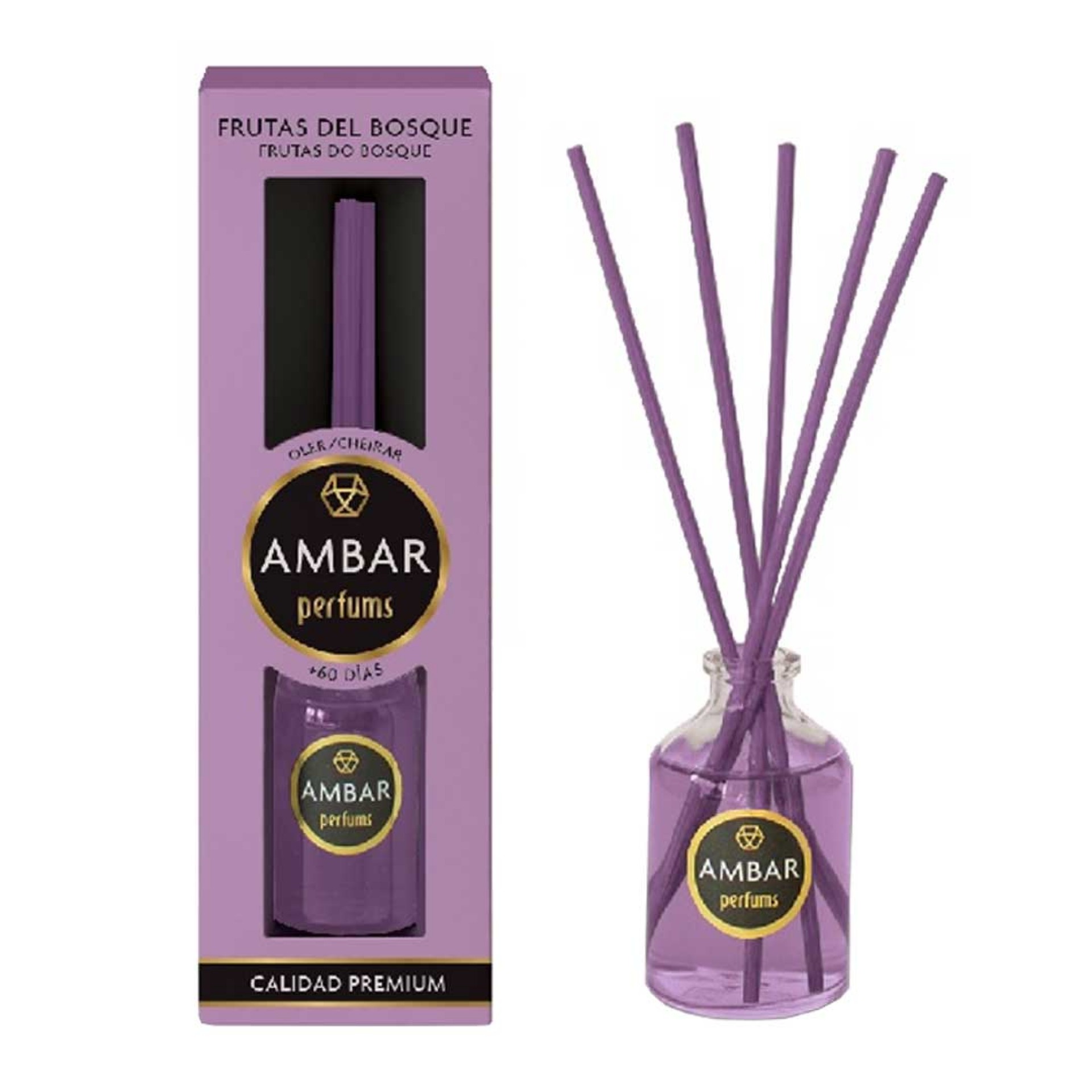 Ambientador mikado AMBAR FRUTOS DO BOSQUE