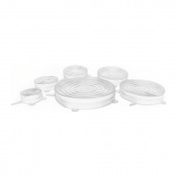 Conjunto 6 tampas silicone PRIVILEGE BY01019972424
