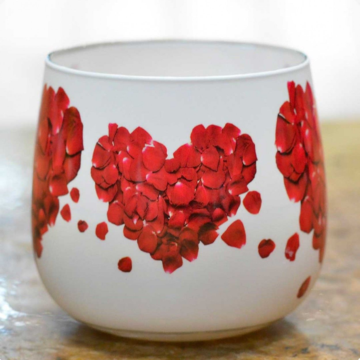 Vela copo vidro JOM SN71-05