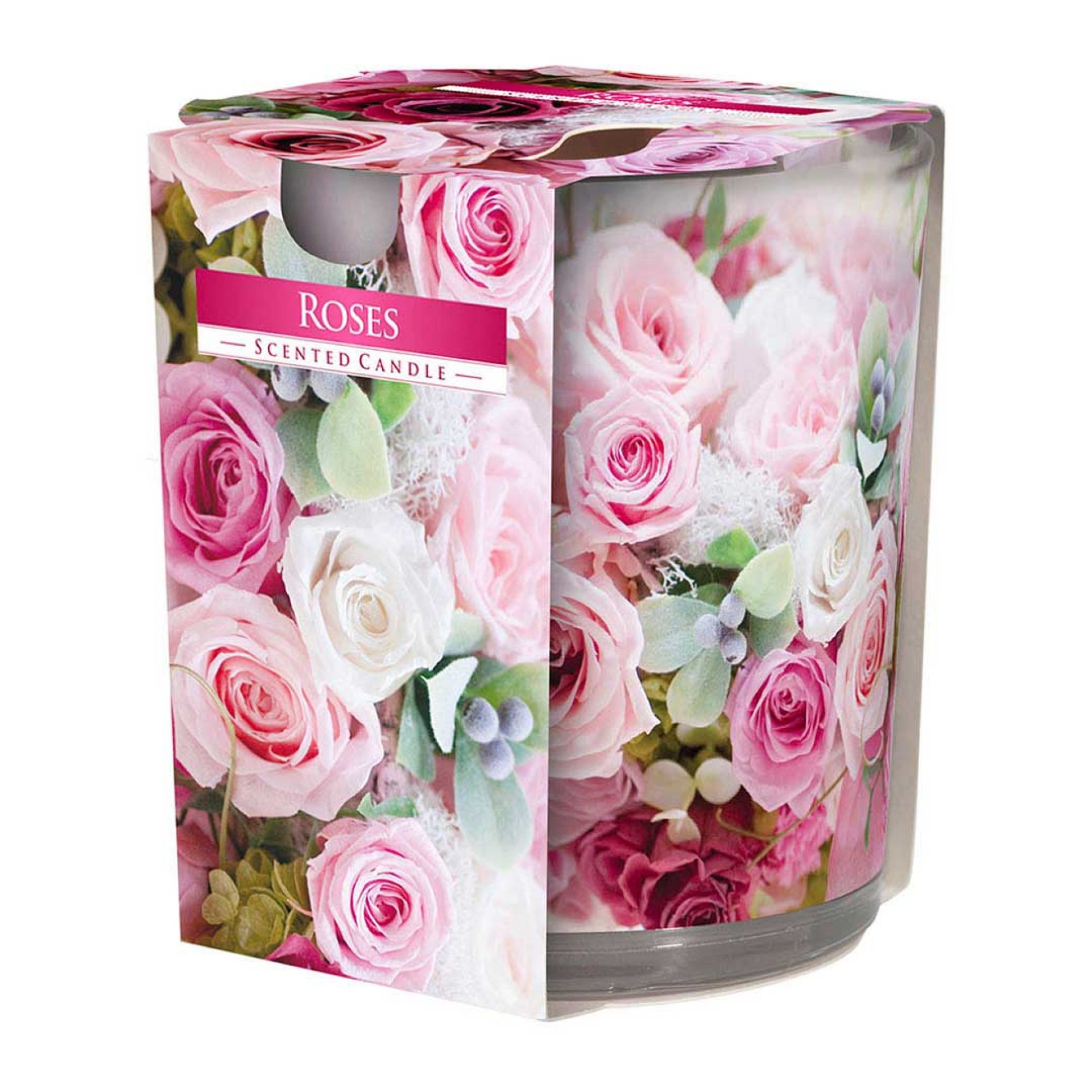 Vela copo vidro JOM SN72S-02