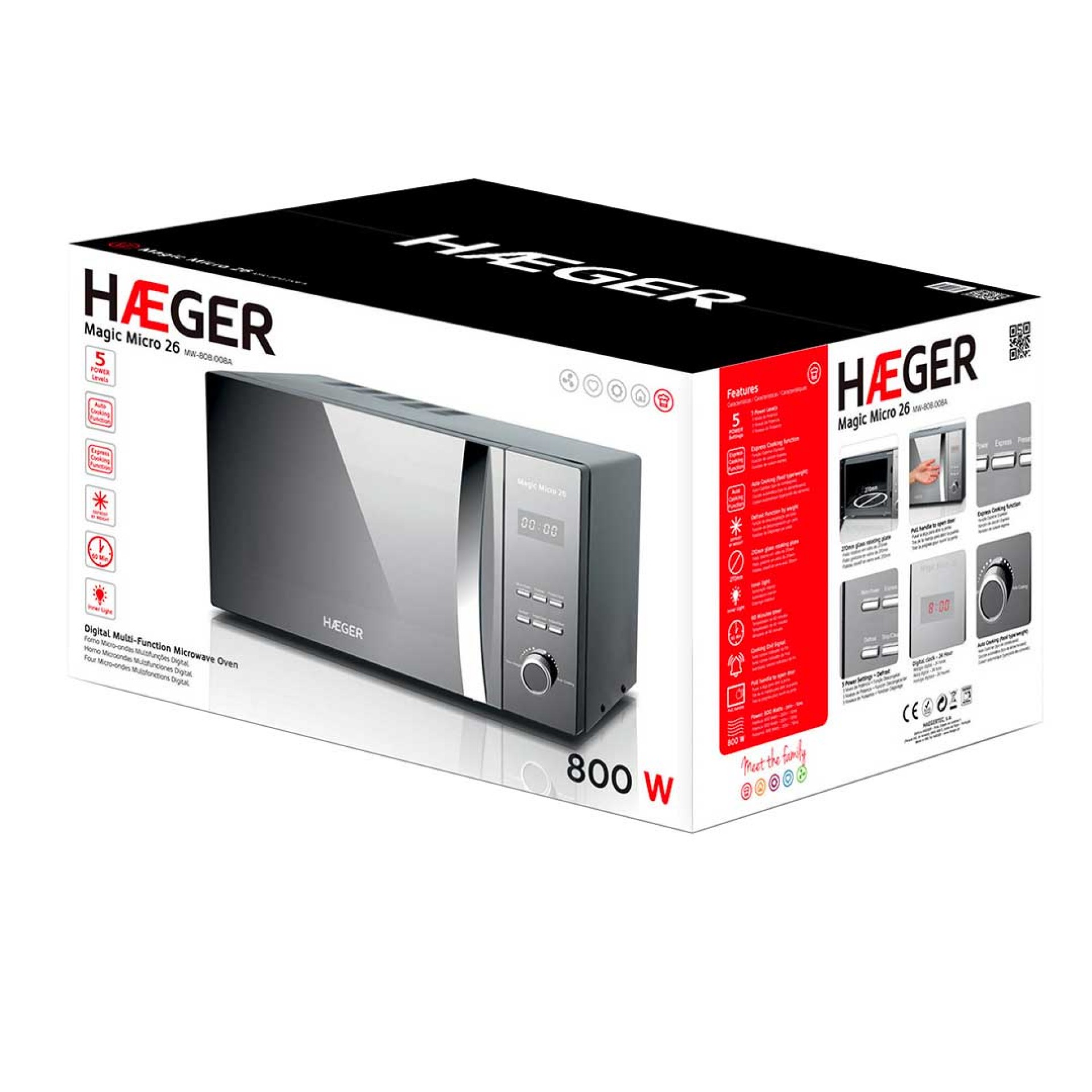 Micro-Ondas HAEGER MW-80B.008A
