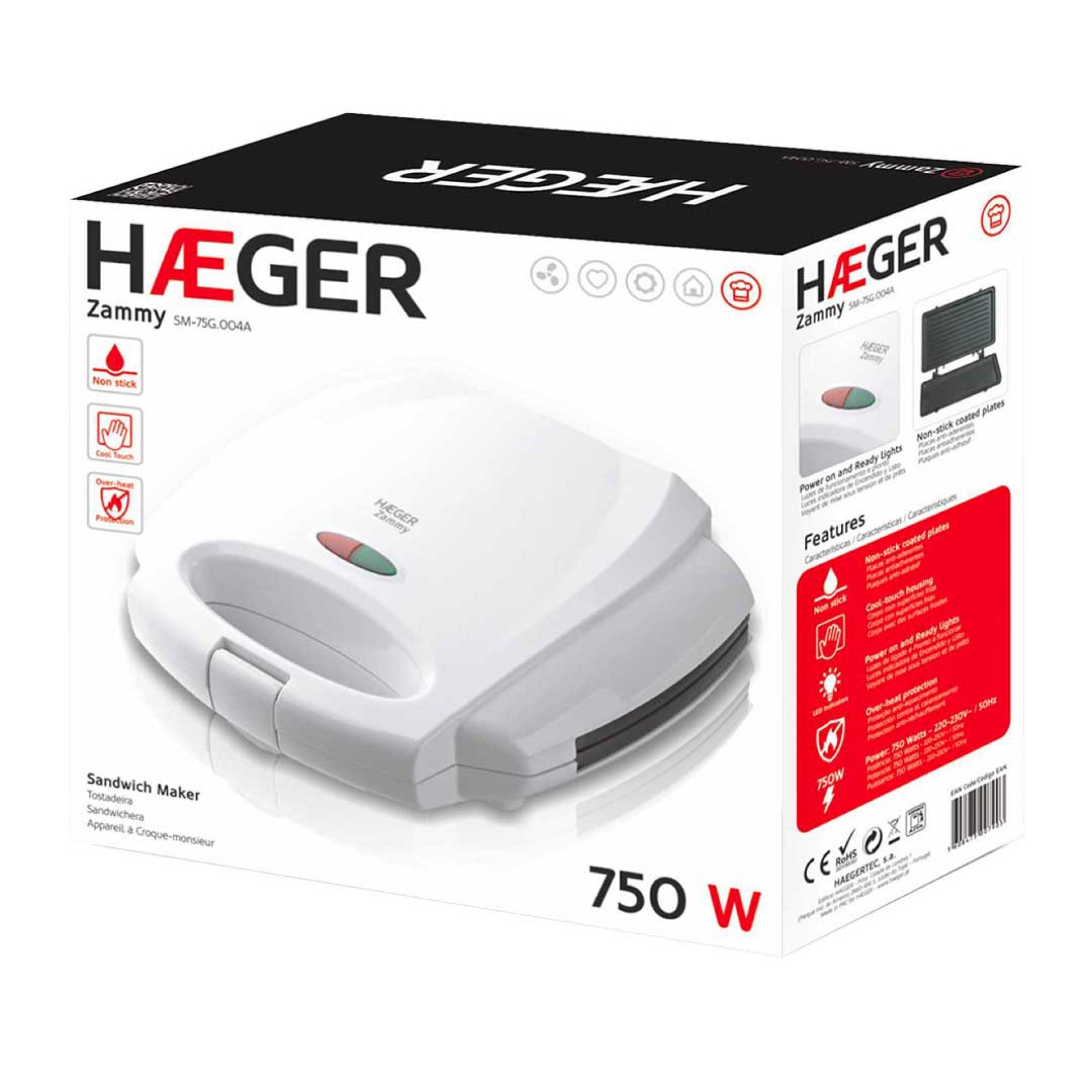 Sandwicheira HAEGER SM-75G.004A