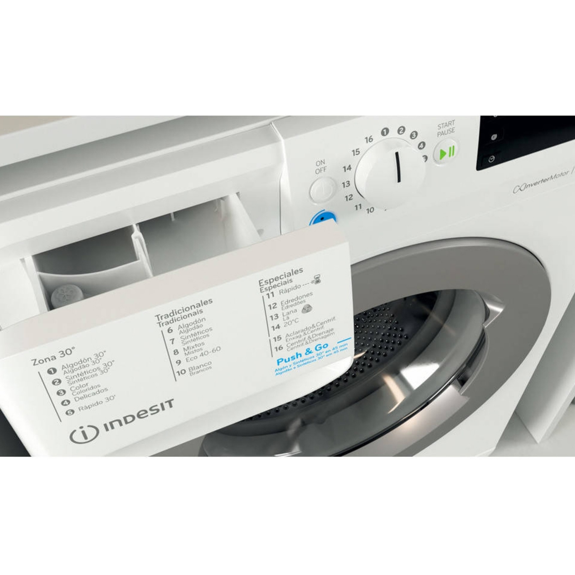 Máquina de Lavar Roupa INDESIT BWE 91285X WS SPT N