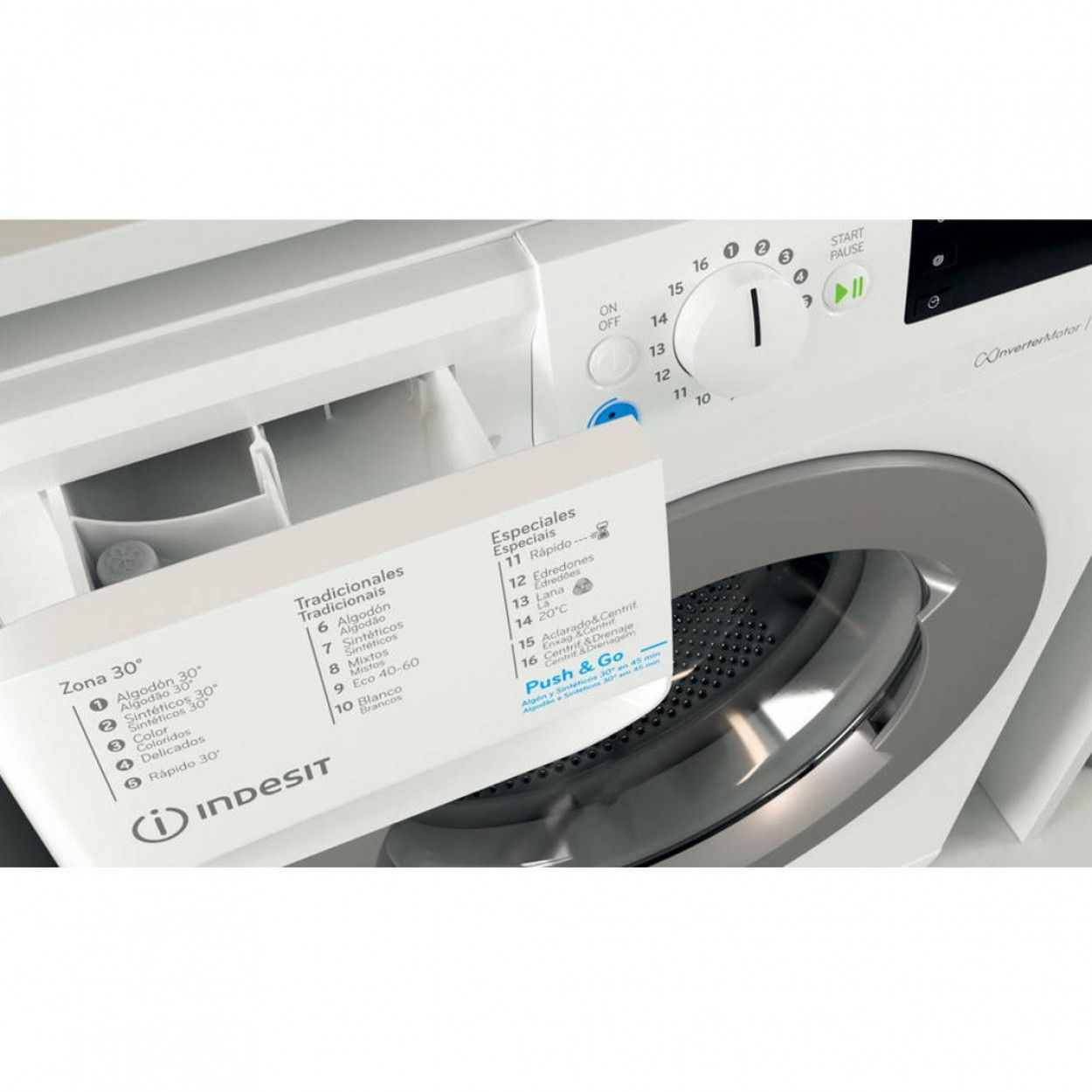 Máquina de Lavar Roupa INDESIT BWE 91285X WS SPT N