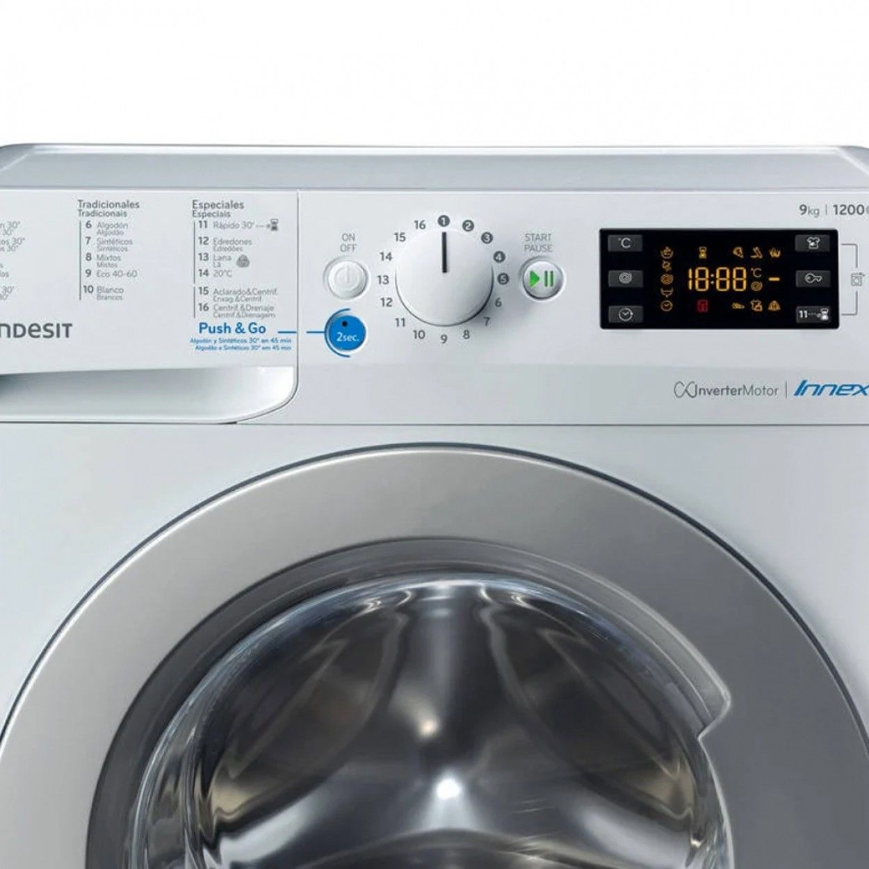 Máquina de Lavar Roupa INDESIT BWE 91285X WS SPT N