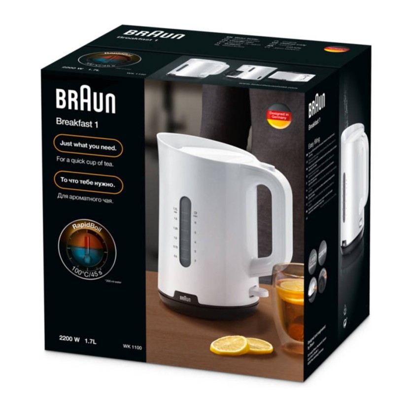 Jarro El�trico BRAUN WK 1100WH