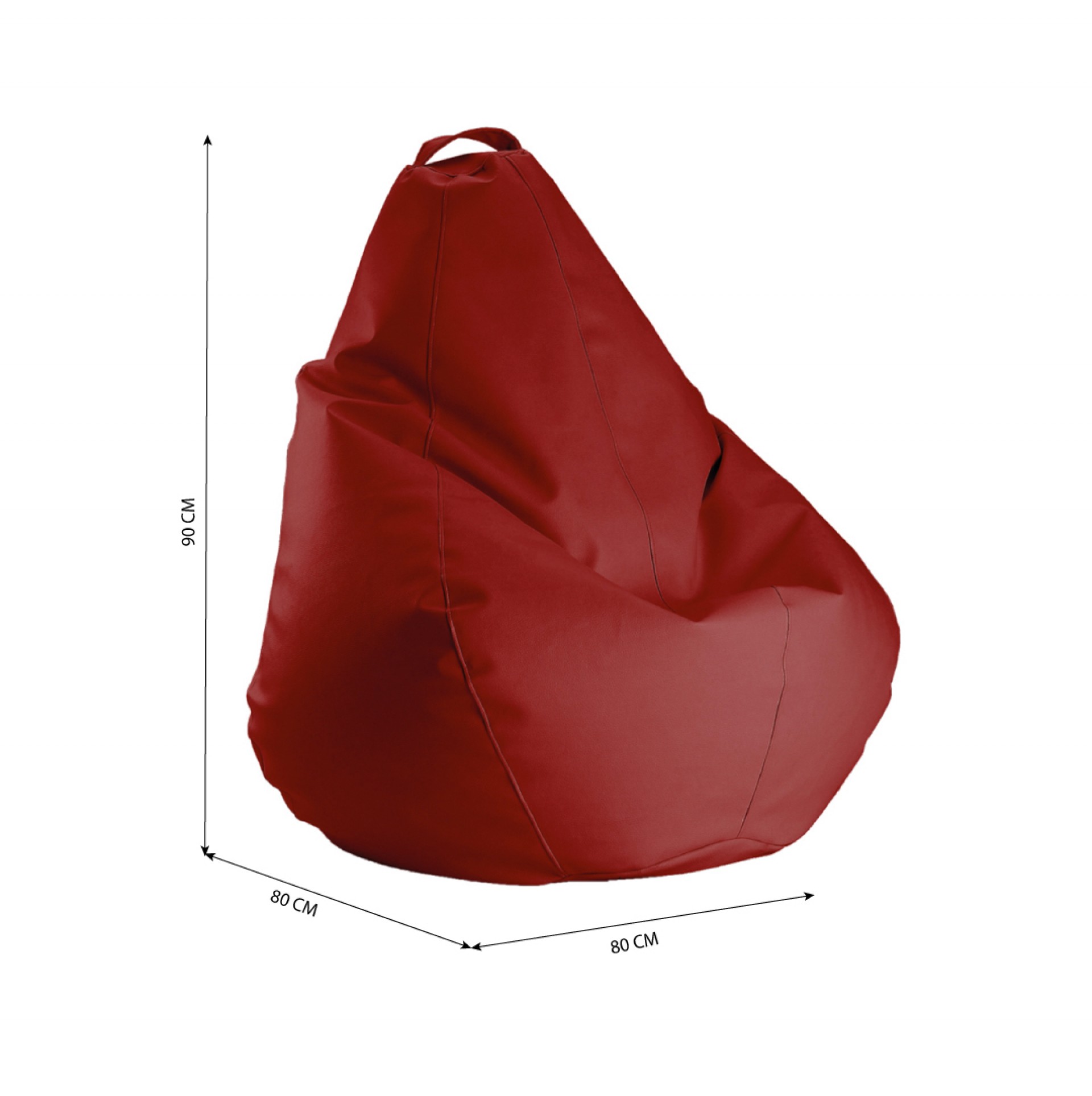 Puff vermelho JOM 290