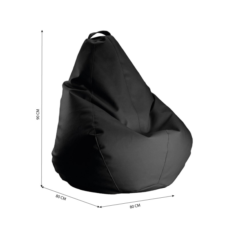 Puff preto JOM 290