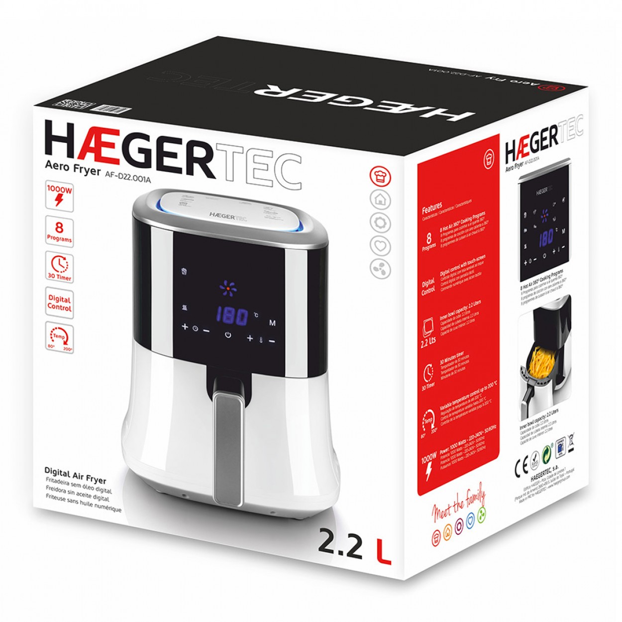 Fritadeira HAEGER AF-D22.001A