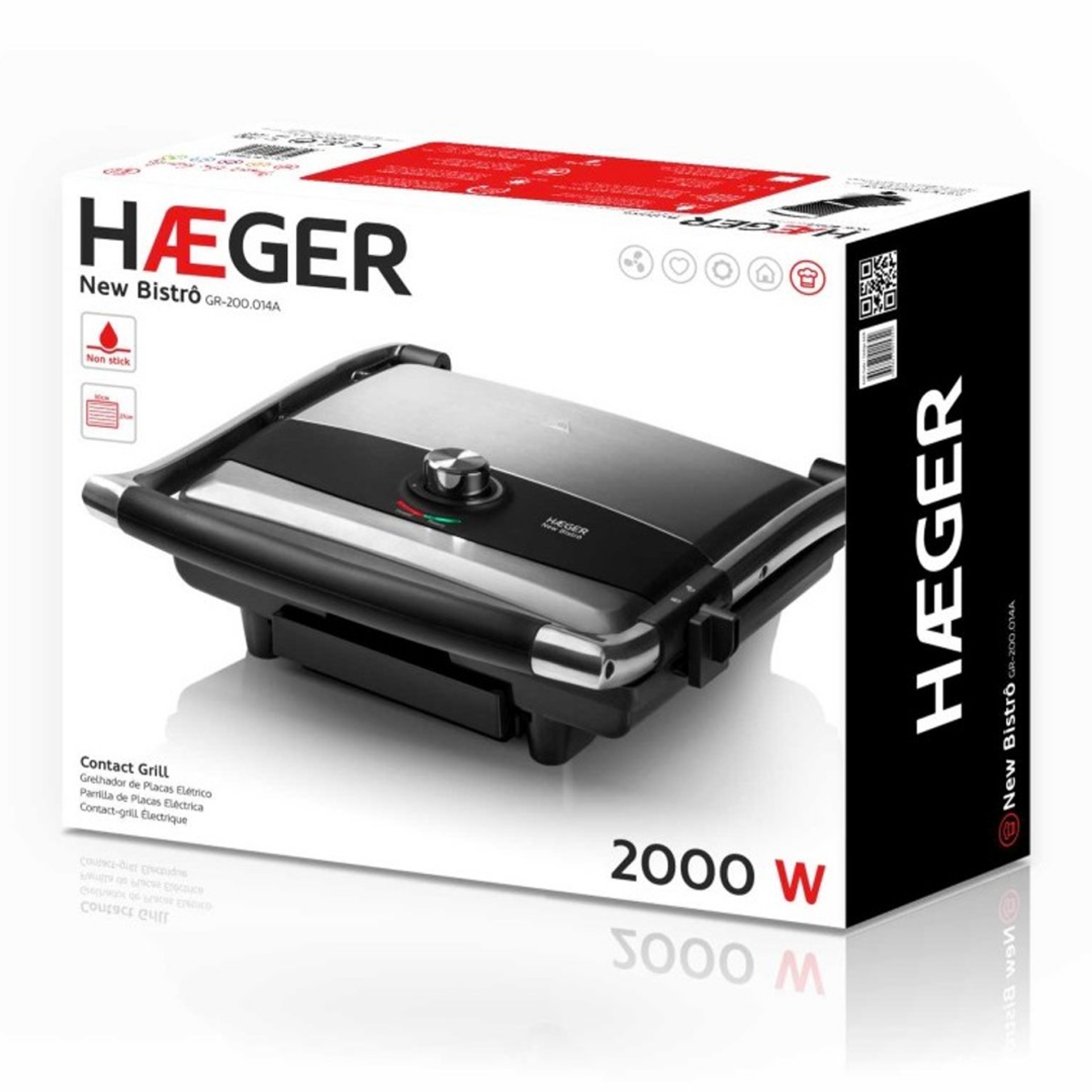 Grelhador HAEGER GR-200.014A