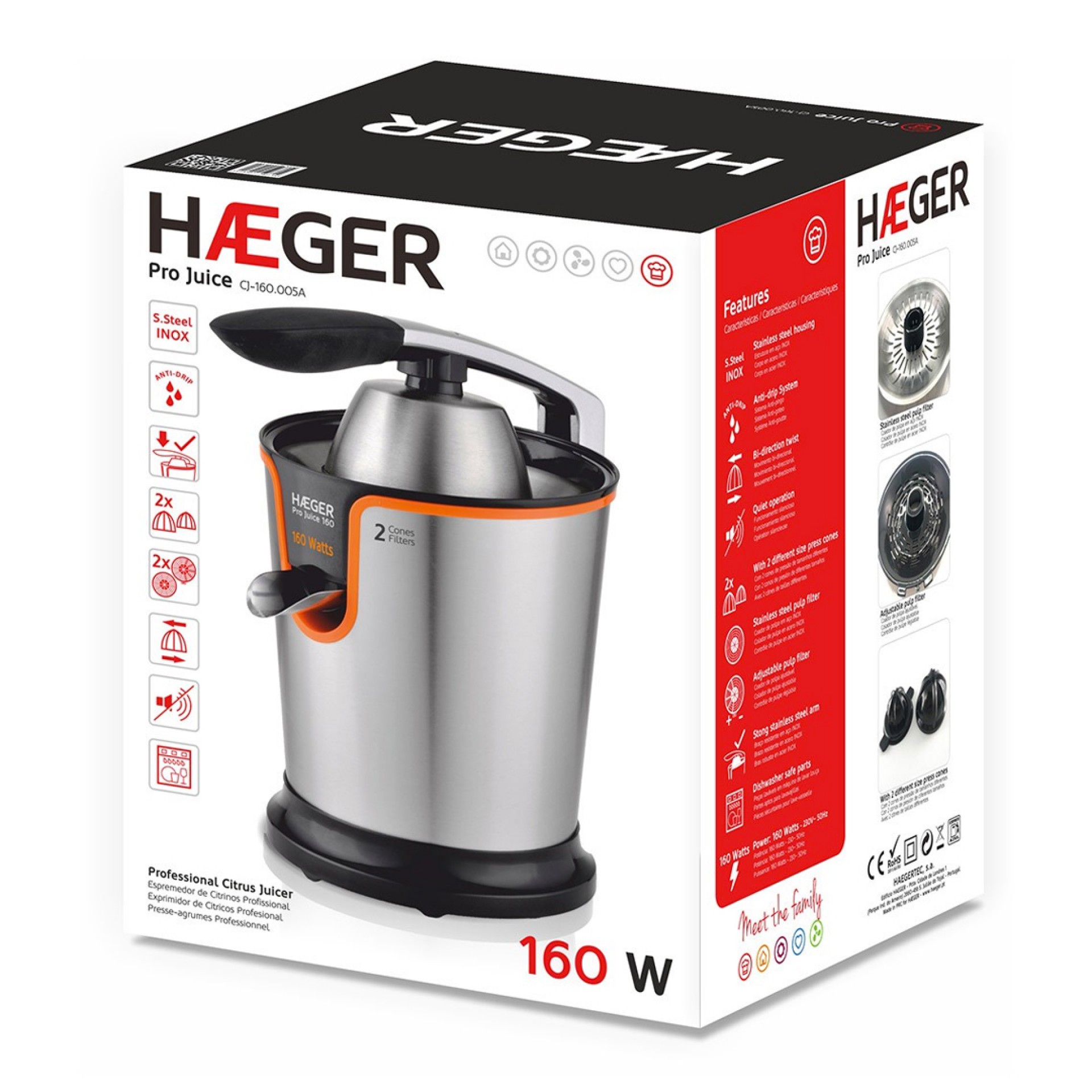 Espremedor HAEGER CJ-160.005A