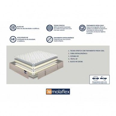 Colchão MOLAFLEX Home Adapt Colchão MOLAFLEX Home Adapt