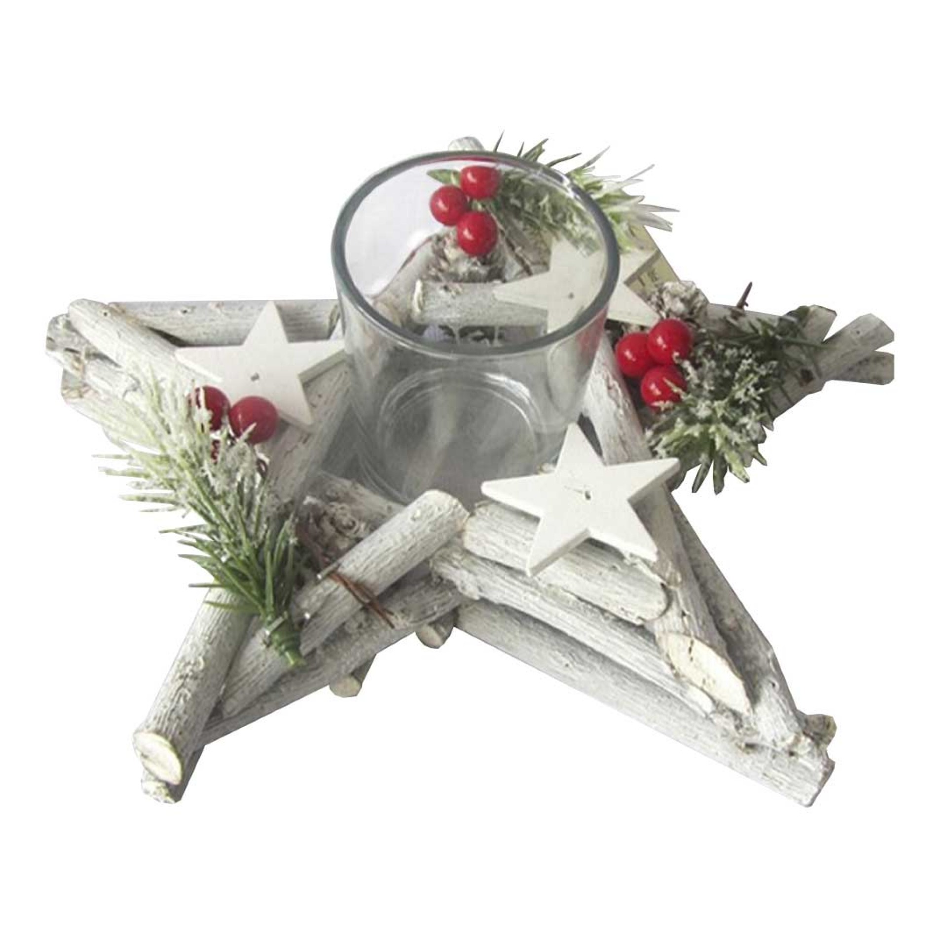 Porta vela Natal JOM ESTRELA