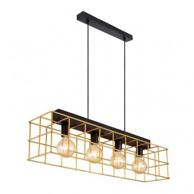 Candeeiro suspenso GLOBO 15530B-4H MERRIL