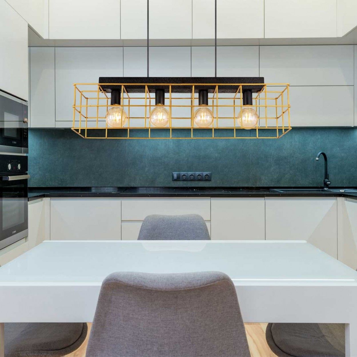 Candeeiro suspenso GLOBO 15530B-4H MERRIL