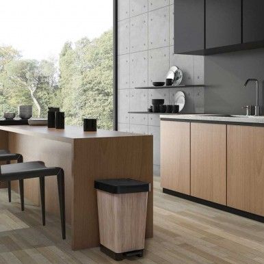 Balde lixo TATAY SMART WOOD