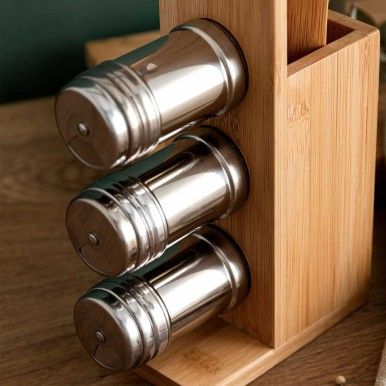 Suporte especiarias c/utensili QUID 79790008