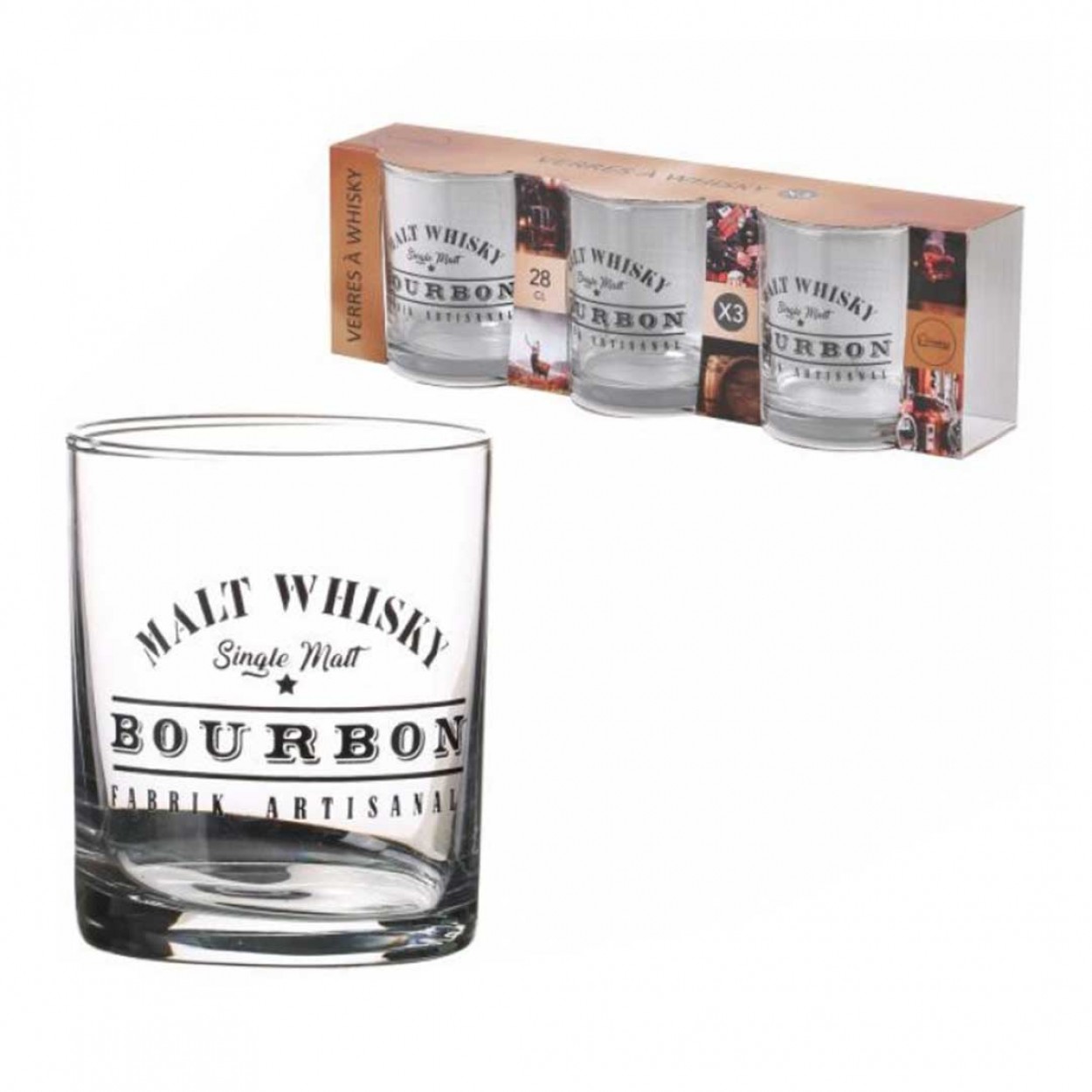 Conjunto 3 copos URBAN LIVING 33332