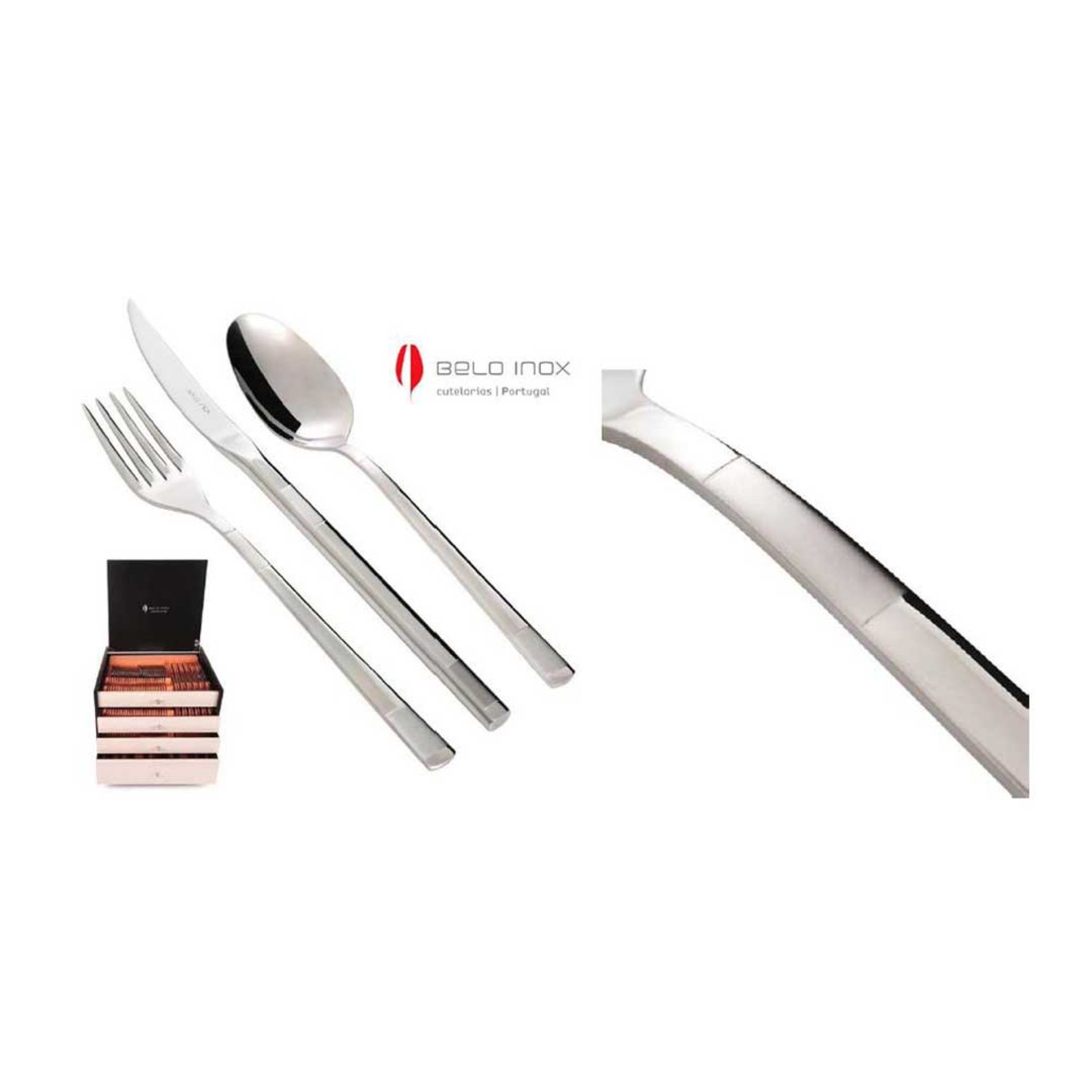 Faqueiro 130 Pcs BELO INOX CAPRI ACETINADO