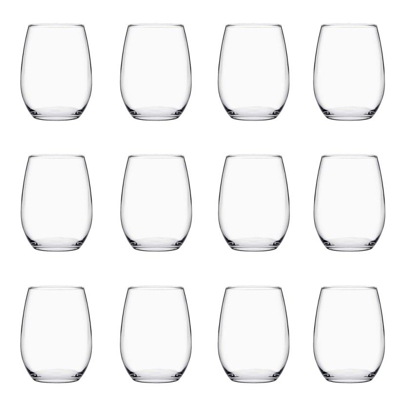 Conjunto 12 copos LIBBEY STEMLESS