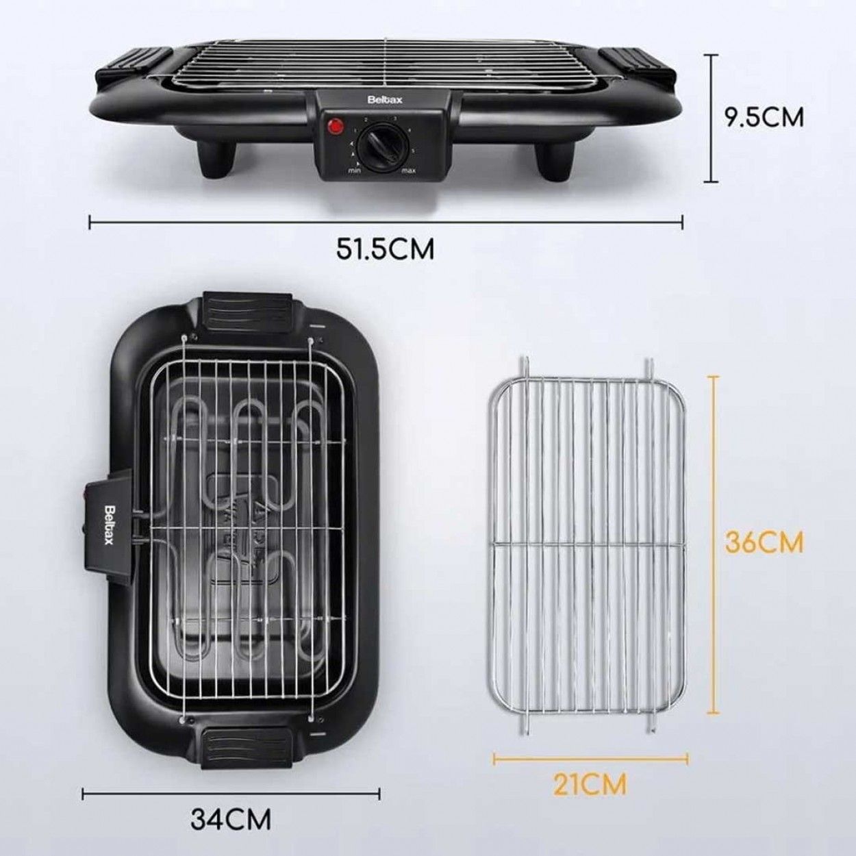 Grelhador BELTAX BBQ-3620