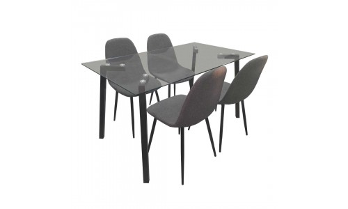 Conjunto mesa + 4 cadeiras JOM T-1041 / XS2441