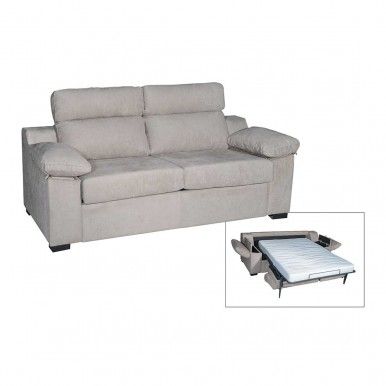 Sofa 3 lugares com cama JOM Flax