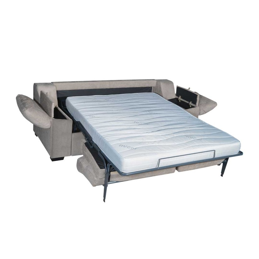 Sofa 3 lugares com cama JOM Flax