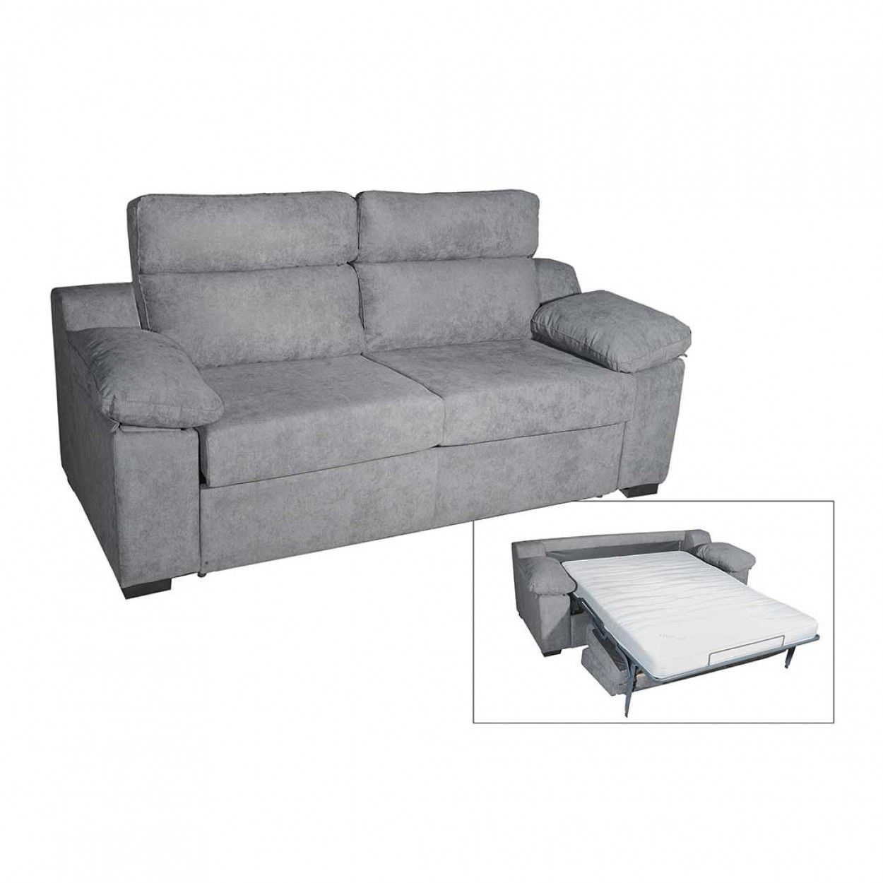 Sofa 3 lugares com cama JOM Flax