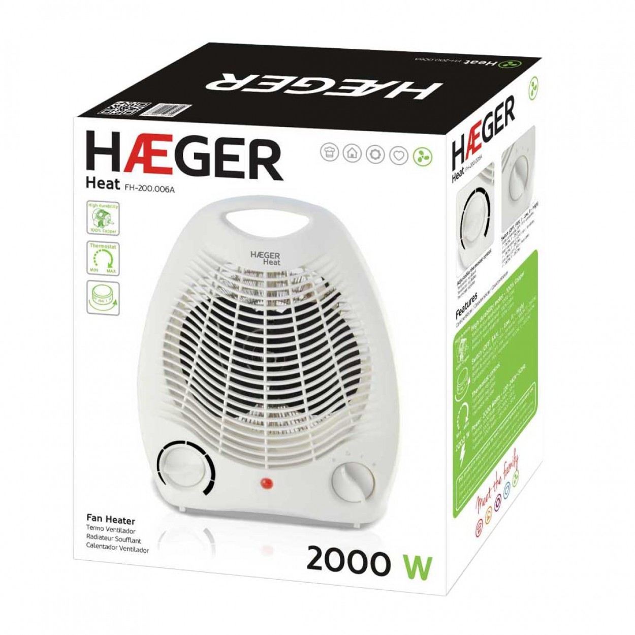 Termoventilador HAEGER FH-200.006A