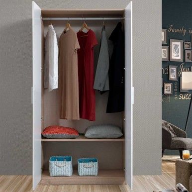 Roupeiro JOM Industria Chaves com 2 portas de abrir Roupeiro JOM Industria Chaves com 2 portas de abrir