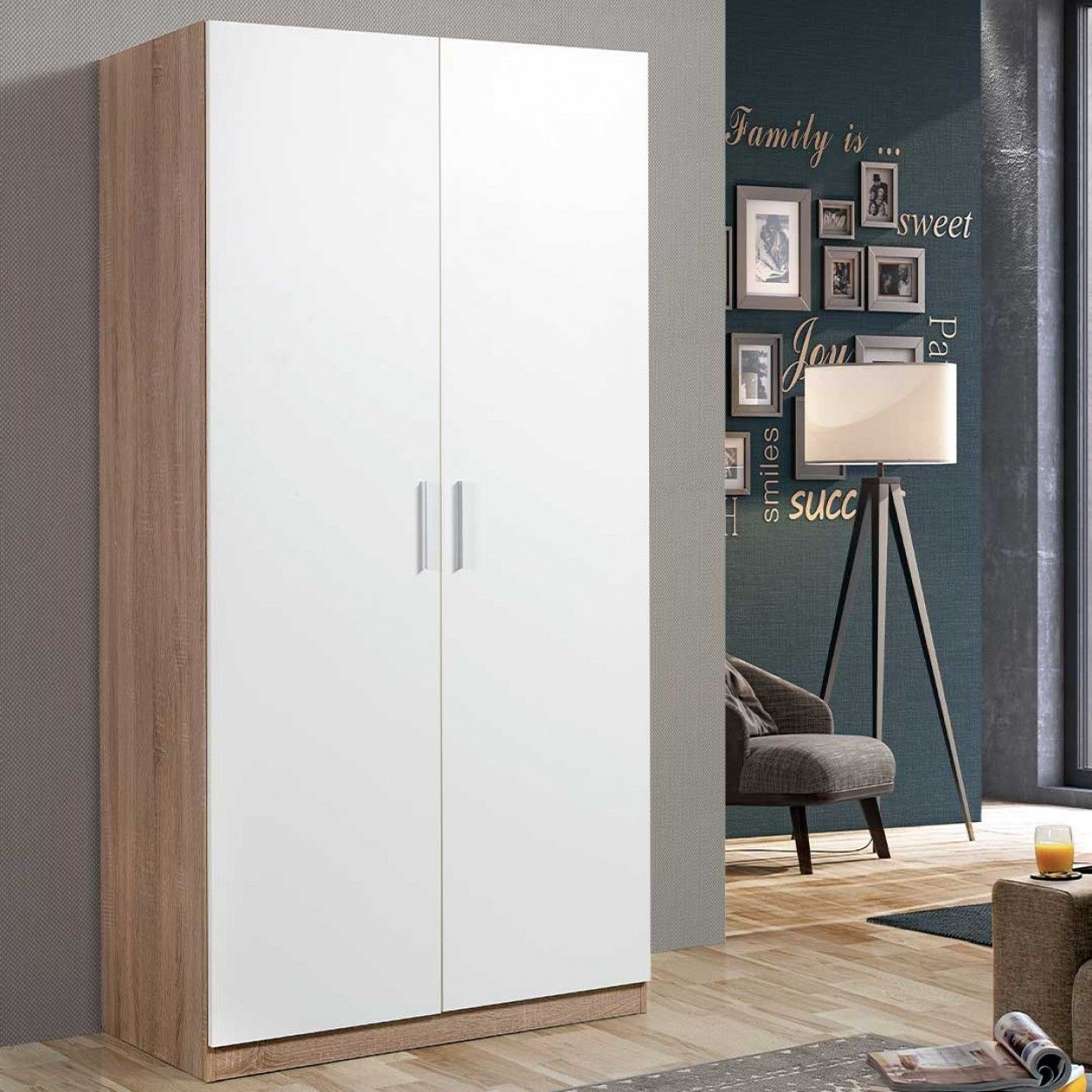 Roupeiro JOM Industria Chaves com 2 portas de abrir