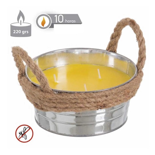 Vela Copo metc/corda citronela JOM 95575 - Image product