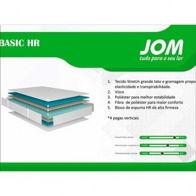 Colchão JOM Basic HR 2.0 Colchão JOM Basic HR 2.0