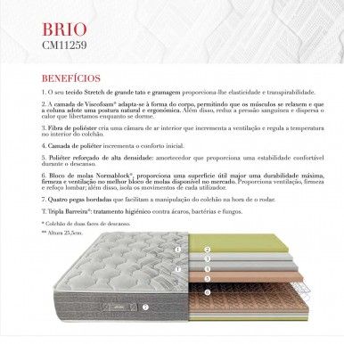 Colchão PIKOLIN Brio Colchão PIKOLIN Brio