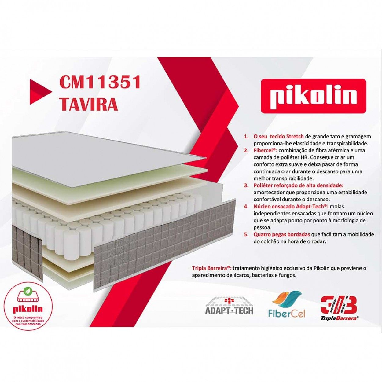 Colchão PIKOLIN Tavira