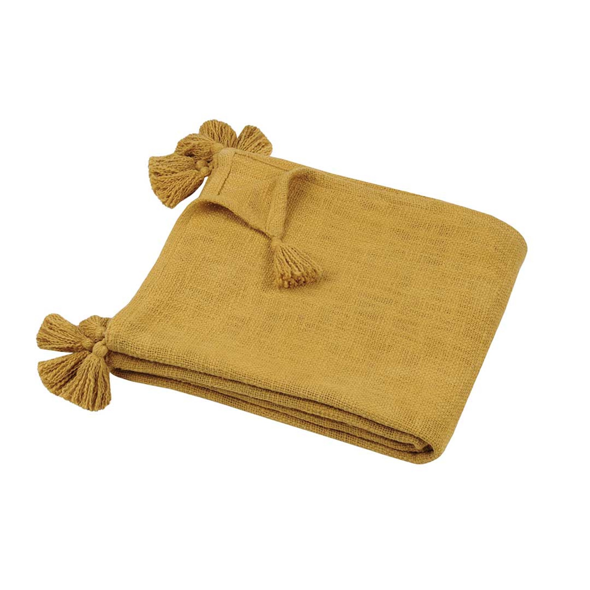 Manta LOVELY CASA SANCHEZ MOUTARDE