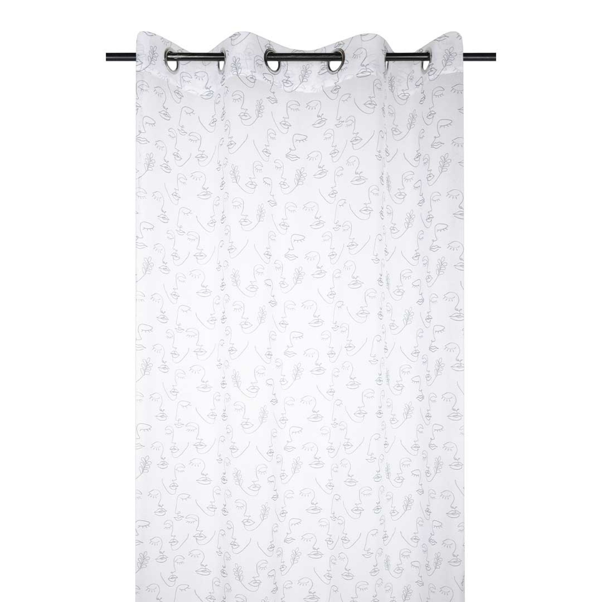 Cortina LOVELY CASA ESQUISSE NOIR