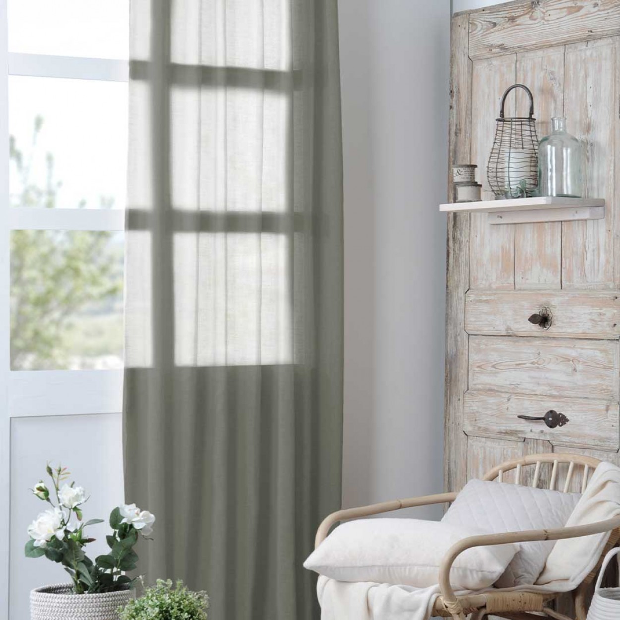 Cortina LOVELY CASA MADRID KAKI