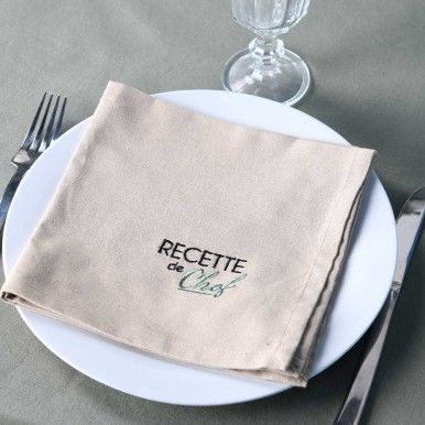 Conjunto 2 guardanapos LOVELY CASA DUO KAKI/LIN