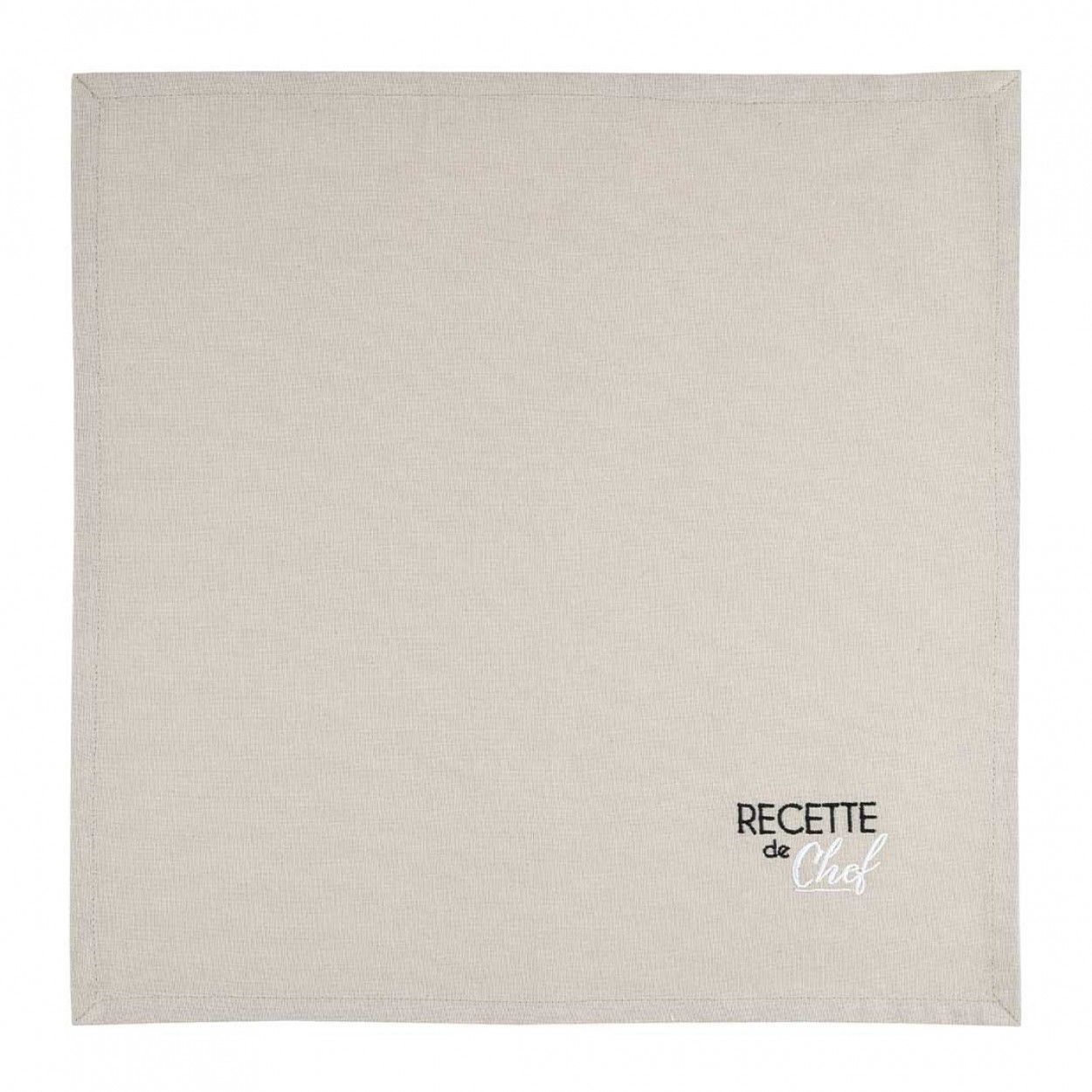 Conjunto 2 Guardanapos LOVELY CASA DUO NOIR/LIN