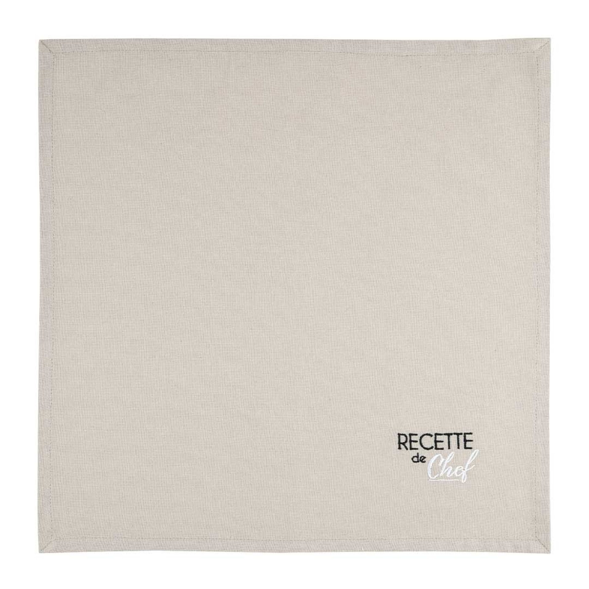 Conjunto 2 Guardanapos LOVELY CASA DUO NOIR/LIN