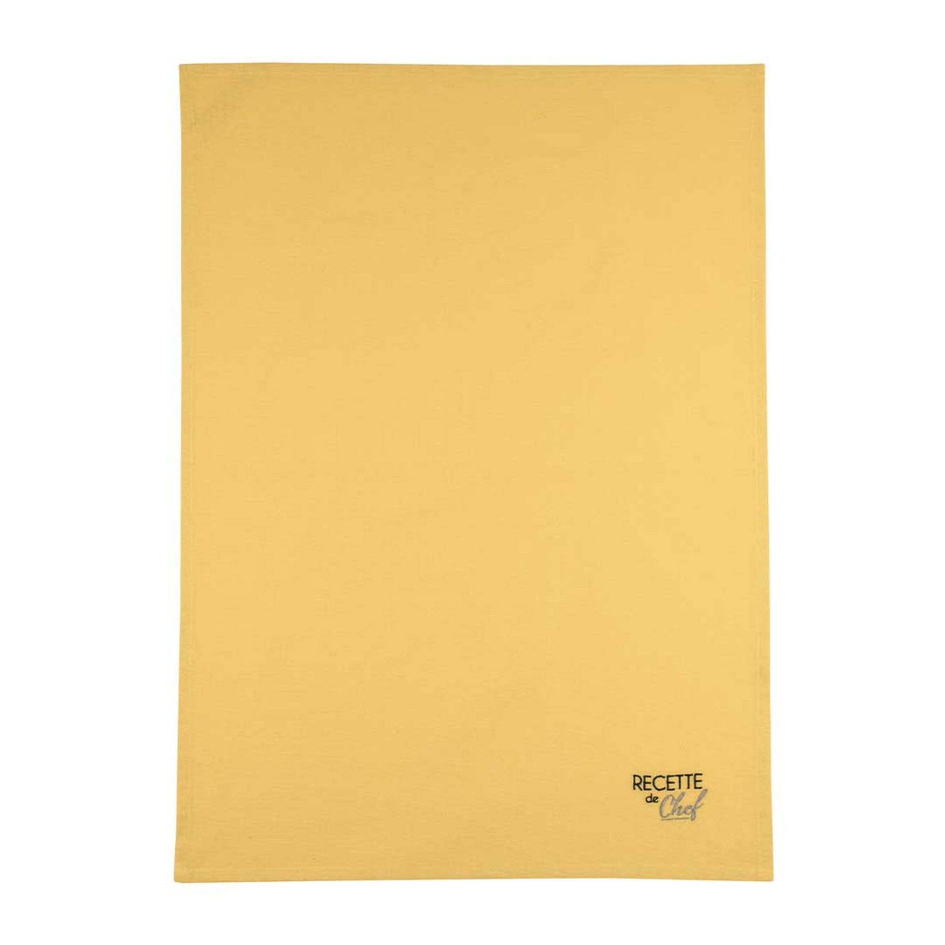 Pack 2 panos cozinha LOVELY CASA DUO MOUTARDE/TAUPE