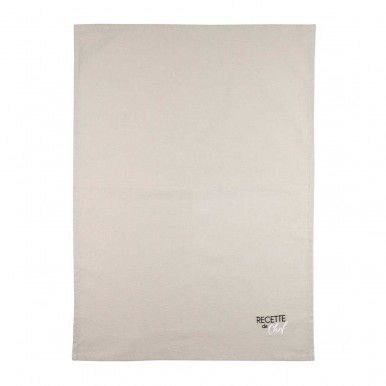 Pack 2 panos cozinha LOVELY CASA DUO LIN/ECRU