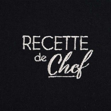 Pack 2 panos cozinha LOVELY CASA DUO NOIR/LIN