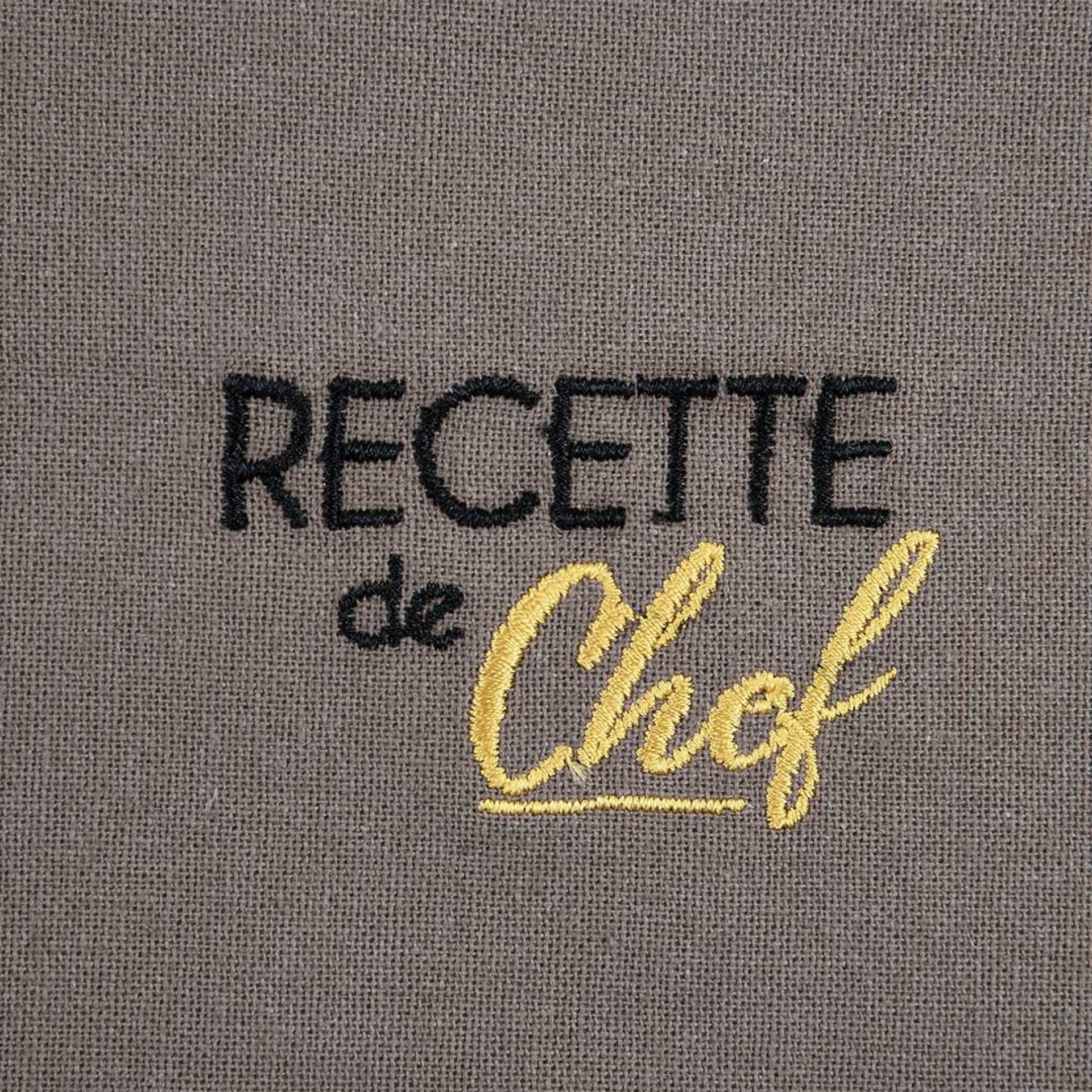 Pack 2 pegas cozinha LOVELY CASA DUO MOUTARDE/TAUPE