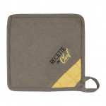 Pack 2 pegas cozinha LOVELY CASA DUO MOUTARDE/TAUPE