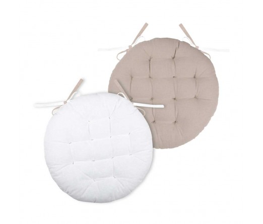 Almofada para cadeira LOVELY CASA DUO ECRU/LIN