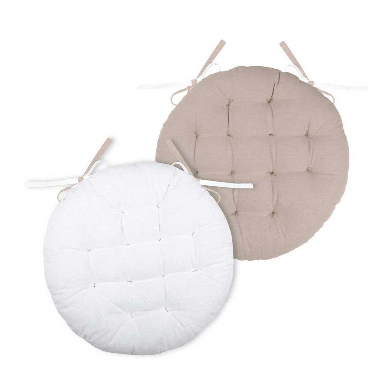 Almofada para cadeira LOVELY CASA DUO ECRU/LIN