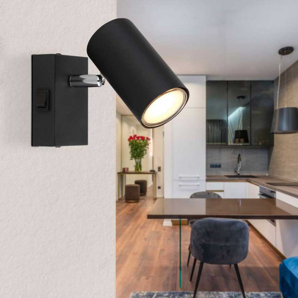 Candeeiro Aplique GLOBO HANDELS 57911-1B ROBBY